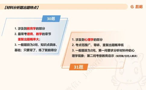 教育基础&mdash;材料分析课件_教资_CG26上教资笔试中学_0226上中学-教育知识与能力（更新中）_03材料分析解题觉醒
