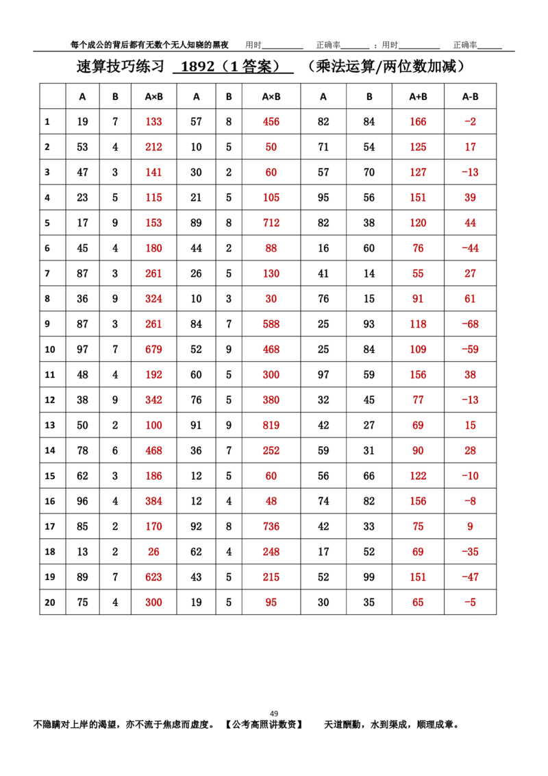新速算1883-1892（答案版）_2026考公资料_（06）高照_高照资料分析速算_速算高照抖音速算直播课➕微（xq0615w）进交流群实时更新_速算每日打卡题