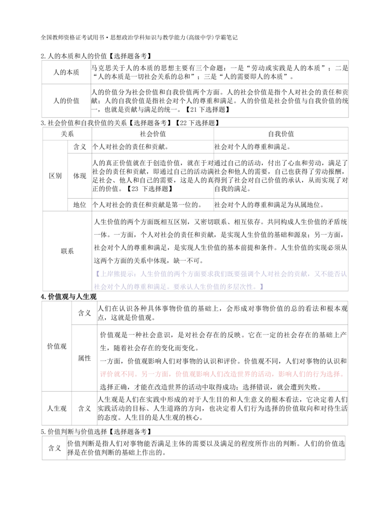 高中政治-学霸笔记87页(1)_教资_初高中2026教资_26上资料（持续更新）_高中科三_高中科目三资料包合集②_高中政治