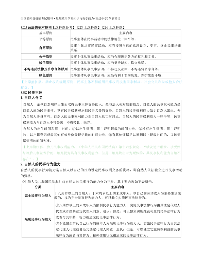 高中政治-学霸笔记87页(1)_教资_初高中2026教资_26上资料（持续更新）_高中科三_高中科目三资料包合集②_高中政治
