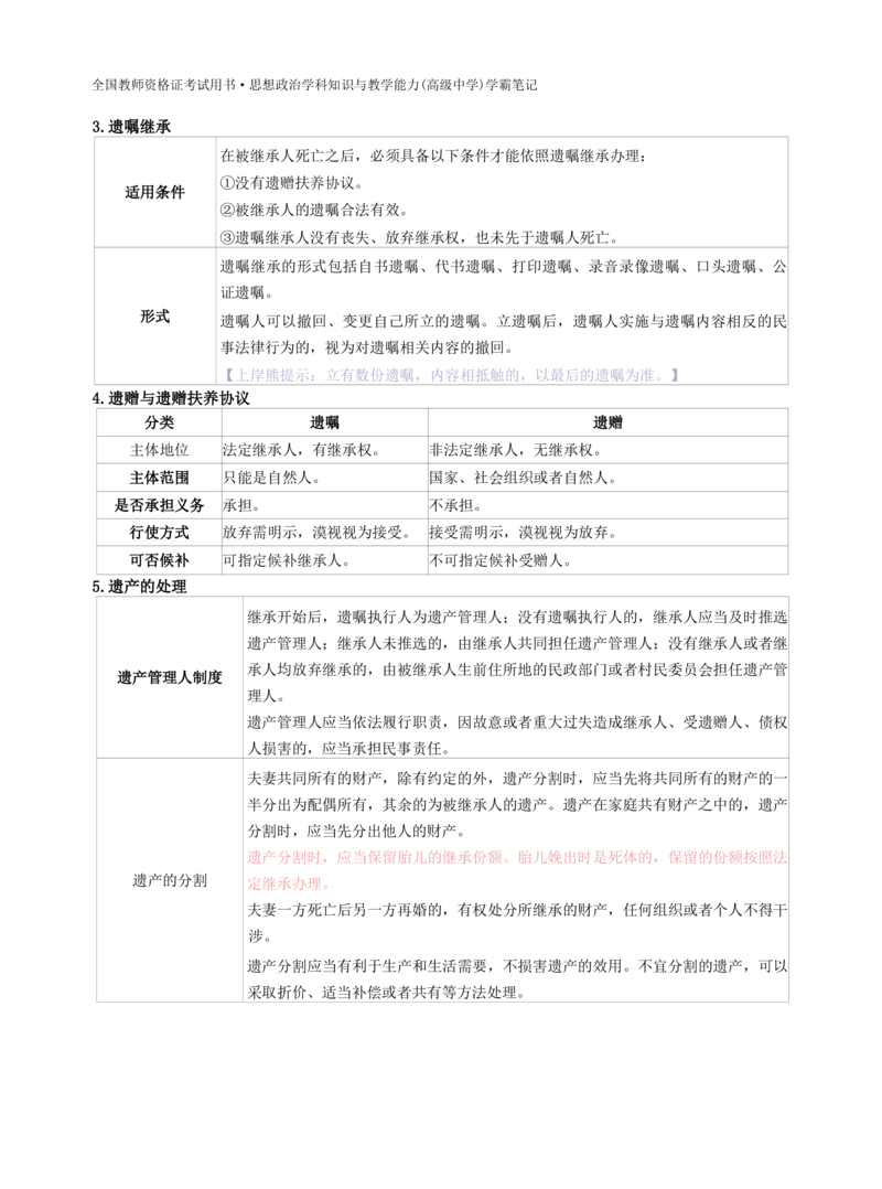 高中政治-学霸笔记87页(1)_教资_初高中2026教资_26上资料（持续更新）_高中科三_高中科目三资料包合集②_高中政治
