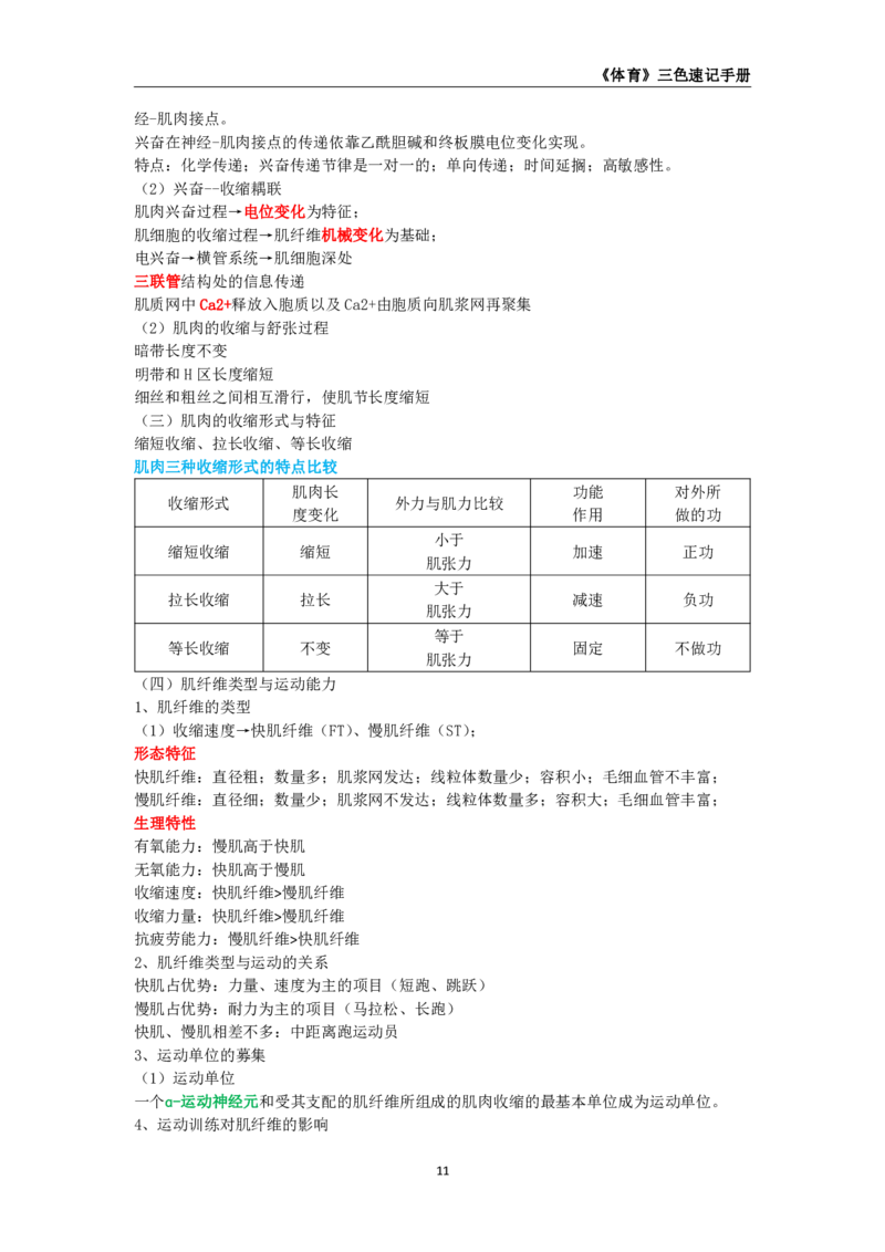 教师资格《（高中）体育与健康》三色速记手册_教资_33教资笔试历年真题汇总（科一+科二+科三）_科三真题_02高中科三各科电子资料包合集_体育（资料文档）_高中体育