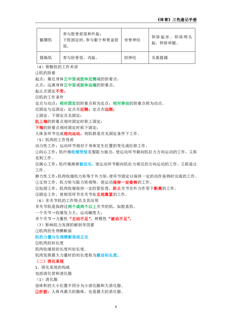 教师资格《（高中）体育与健康》三色速记手册_教资_33教资笔试历年真题汇总（科一+科二+科三）_科三真题_02高中科三各科电子资料包合集_体育（资料文档）_高中体育