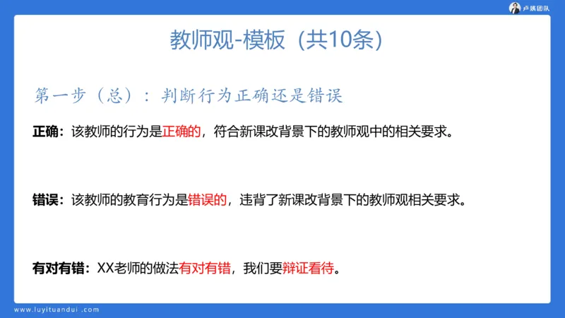 2.17中小学科一教师观+道德模板1_4-教培资料-26年最新资料-同步更新_初中高中教资_2025上中学教资笔试_0525上急救班卢姨（中学科一科二）_25上中学科一急救班_科一课件
