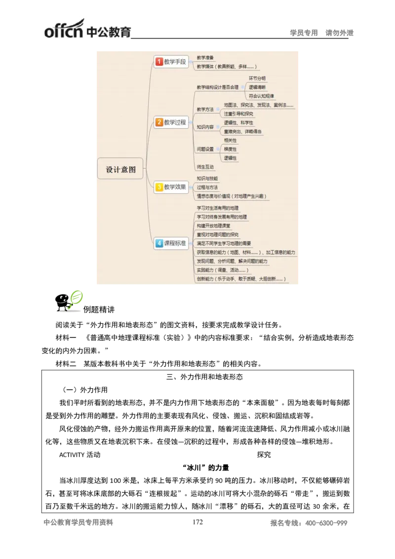 学科知识与教学能力-高中地理讲义183页_教资_33教资笔试历年真题汇总（科一+科二+科三）_科三真题_02高中科三各科电子资料包合集_地理（资料文档）_高中地理