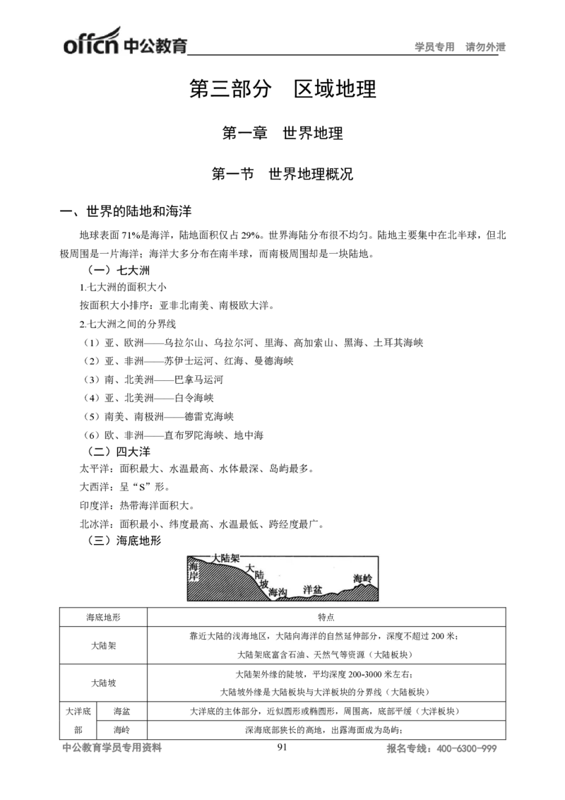 学科知识与教学能力-高中地理讲义183页_教资_33教资笔试历年真题汇总（科一+科二+科三）_科三真题_02高中科三各科电子资料包合集_地理（资料文档）_高中地理