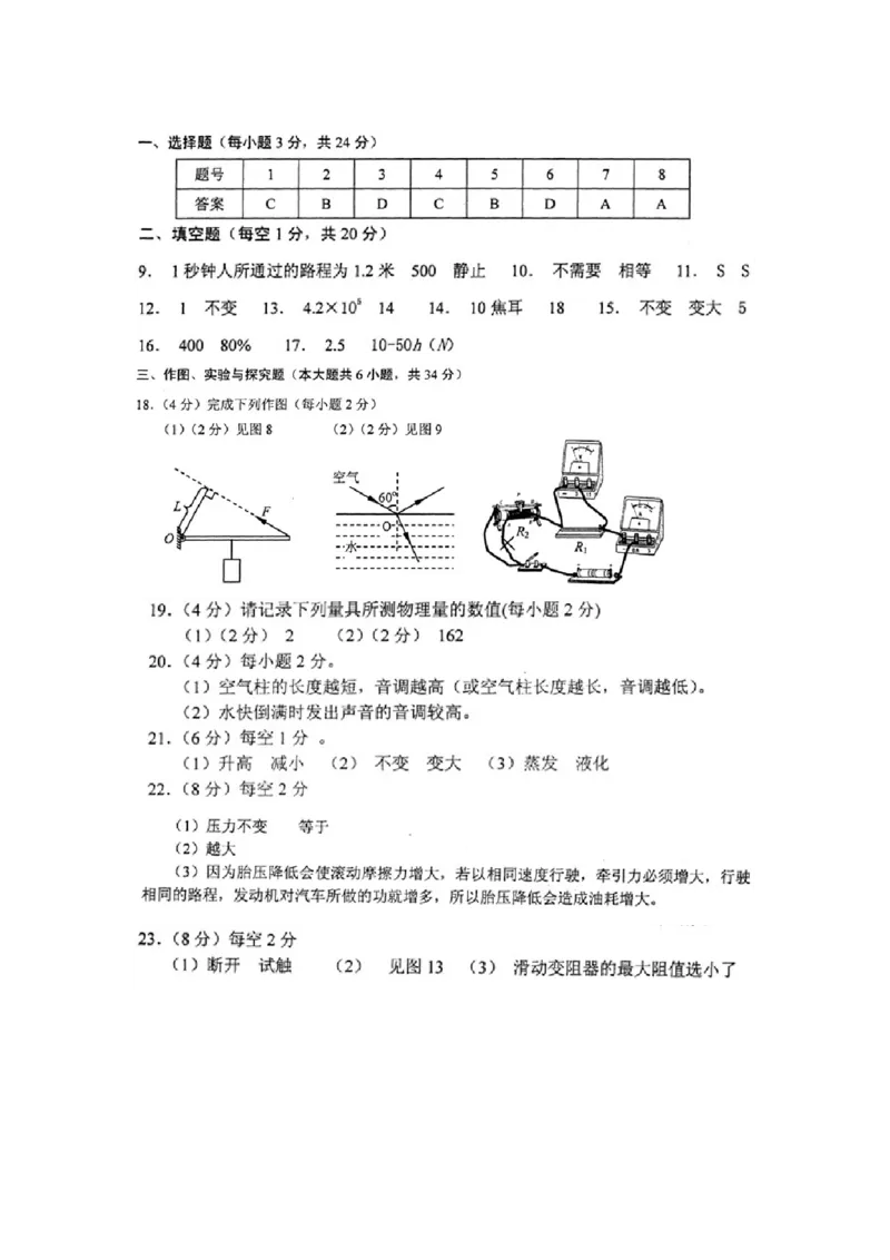 2012云南省昆明市中考物理试卷及答案_中考真题_4.物理中考真题2015-2024年_地区卷_云南省_云南昆明中考物理09-21