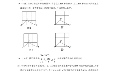 2010年山东省枣庄市中考数学试卷_中考真题_2.数学中考真题2015-2024年_地区卷_山东省_山东枣庄数学10-22