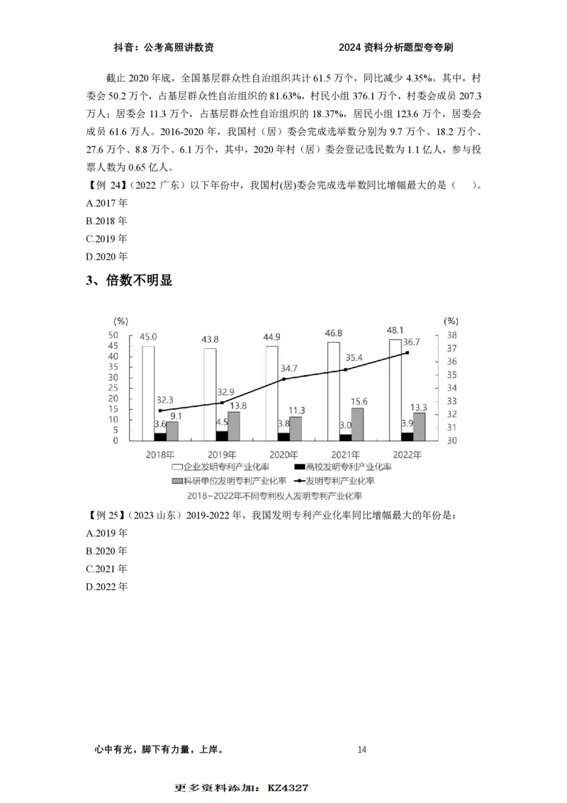 2024资料题型夸夸刷讲义（一）_2026考公资料_超格合集_数资高照合集_刷题讲义合集高照数量资料刷题讲义_高照资料分析夸夸刷