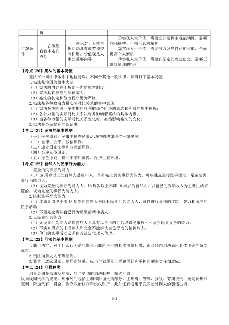 初高中政治高频考点_教资_2026上半年中学教资笔试（更新中）_03教资笔试高频考点清单（科一+科二+科三）_教资笔试科三高频考点