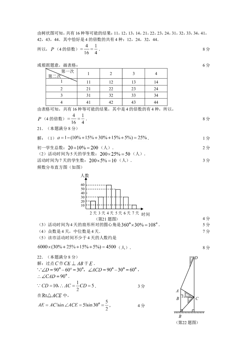 2009山东烟台中考数学(word-含答案)_中考真题_2.数学中考真题2015-2024年_地区卷_山东省_烟台中考数学08-22