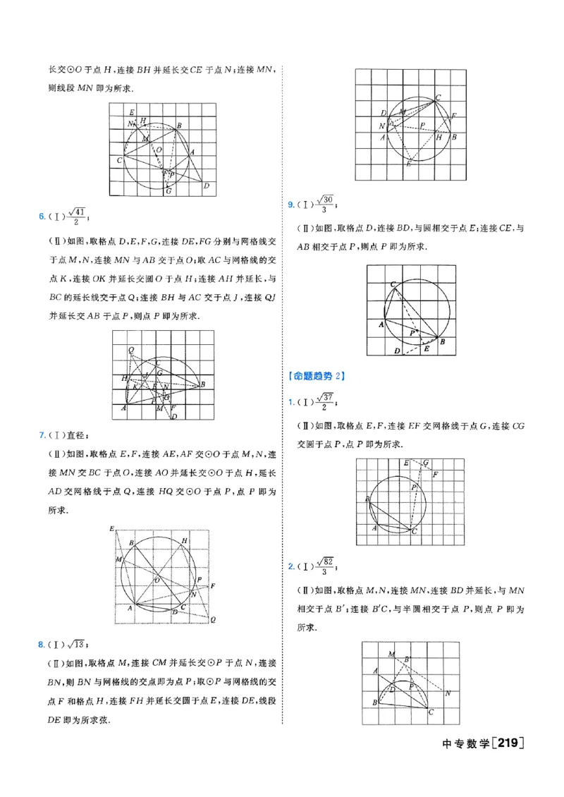 一飞冲天-中考专项精品试题分类-数学参考答案_《一飞冲天-中考专项》2026版_一飞冲天-中考专项（2026版）