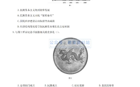 2024年上半年高中《历史》真题_4-教培资料-26年最新资料-同步更新_初中高中教资_03科三专项（进去保存报考的学科即可）_01科目三FB网课、三色速记手册、知识点导图等推荐