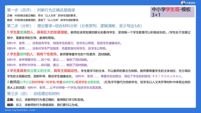 2.15科一教育观+学生观模板(1)_4-教培资料-26年最新资料-同步更新_小学教资_0325上急救班卢姨（小学科一科二）_25上小学科一急救班_03科一课件_10小时急救课件