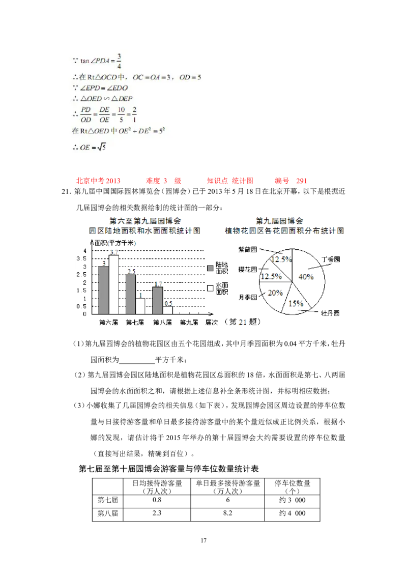 2013年北京市中考数学试题与答案_中考真题_2.数学中考真题2015-2024年_地区卷_北京中考数学05-23