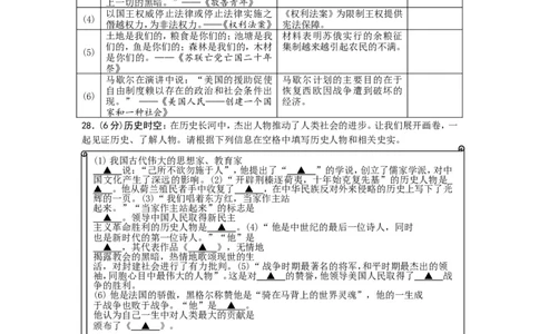2013年江苏省徐州市中考历史试题及答案_中考真题_6.历史中考真题2015-2024年_地区卷_江苏省_徐州中考历史08-21