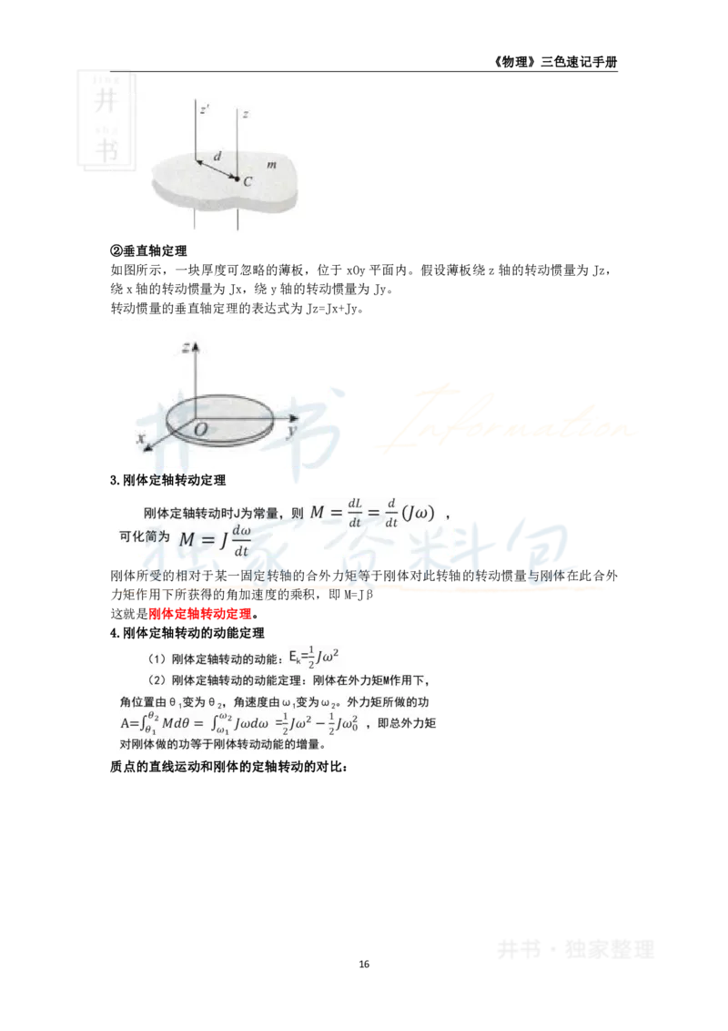井书&middot;独家资料包教师资格《（高中）物理》三色速记手册（独家整理）_教资_初高中2026教资_25下教师资格证_科三高中各科资料汇总_井书&middot;独家资料包高中各科资料汇总