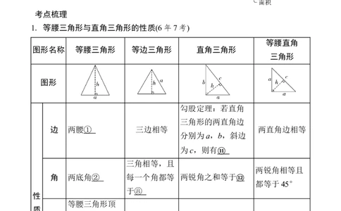 2025年中考数学总复习18微专题等腰三角形与直角三角形学案（含答案）_2数学总复习_2025中考复习资料_2025年中考二轮数学总复习微专题学案（含答案）