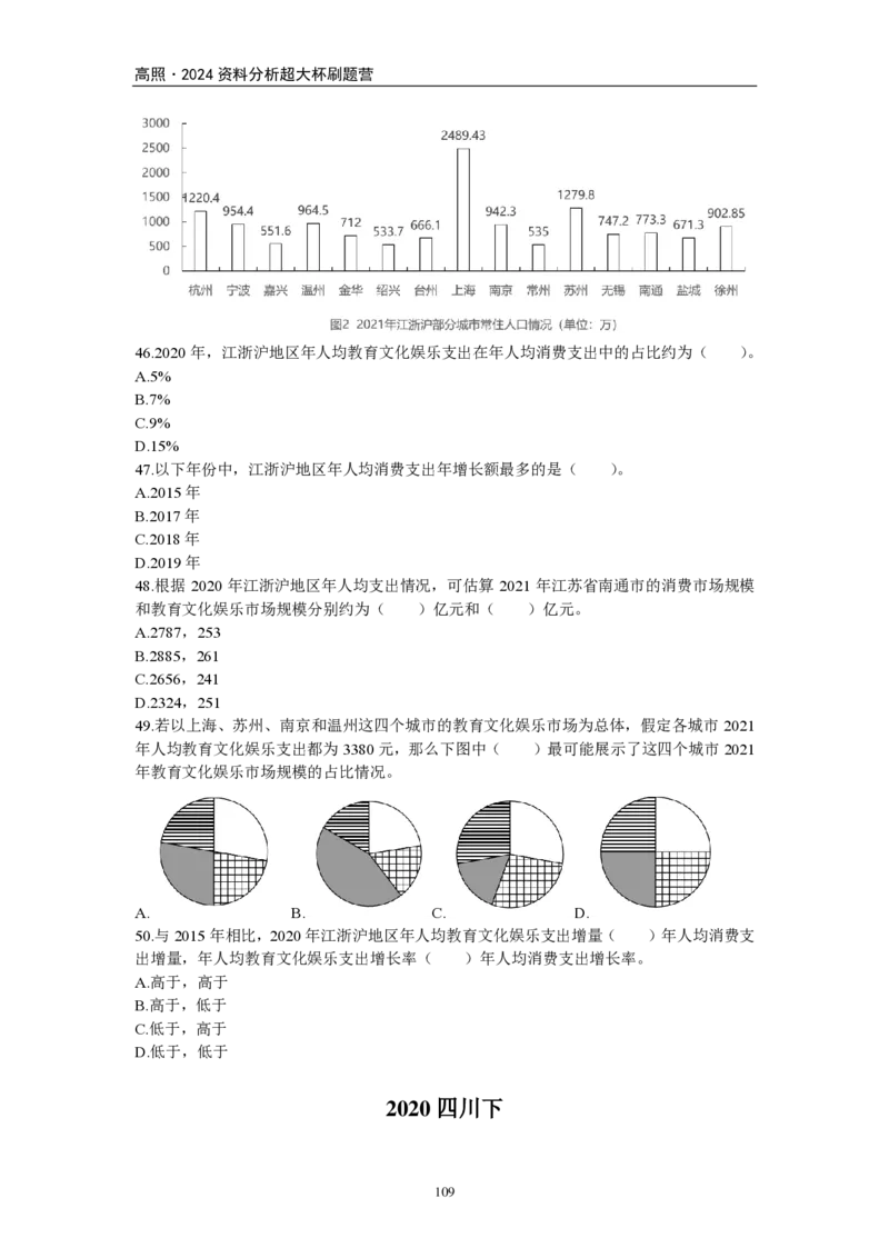 2024超大杯资料刷题营100篇-题本版_2026考公资料_超格合集_数资高照合集_刷题讲义合集高照数量资料刷题讲义_高照资料分析刷题营100篇