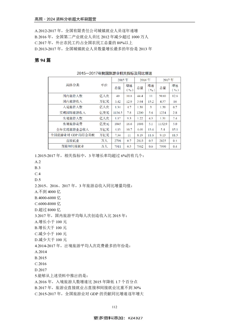 2024超大杯资料刷题营100篇-题本版_2026考公资料_超格合集_数资高照合集_刷题讲义合集高照数量资料刷题讲义_高照资料分析刷题营100篇