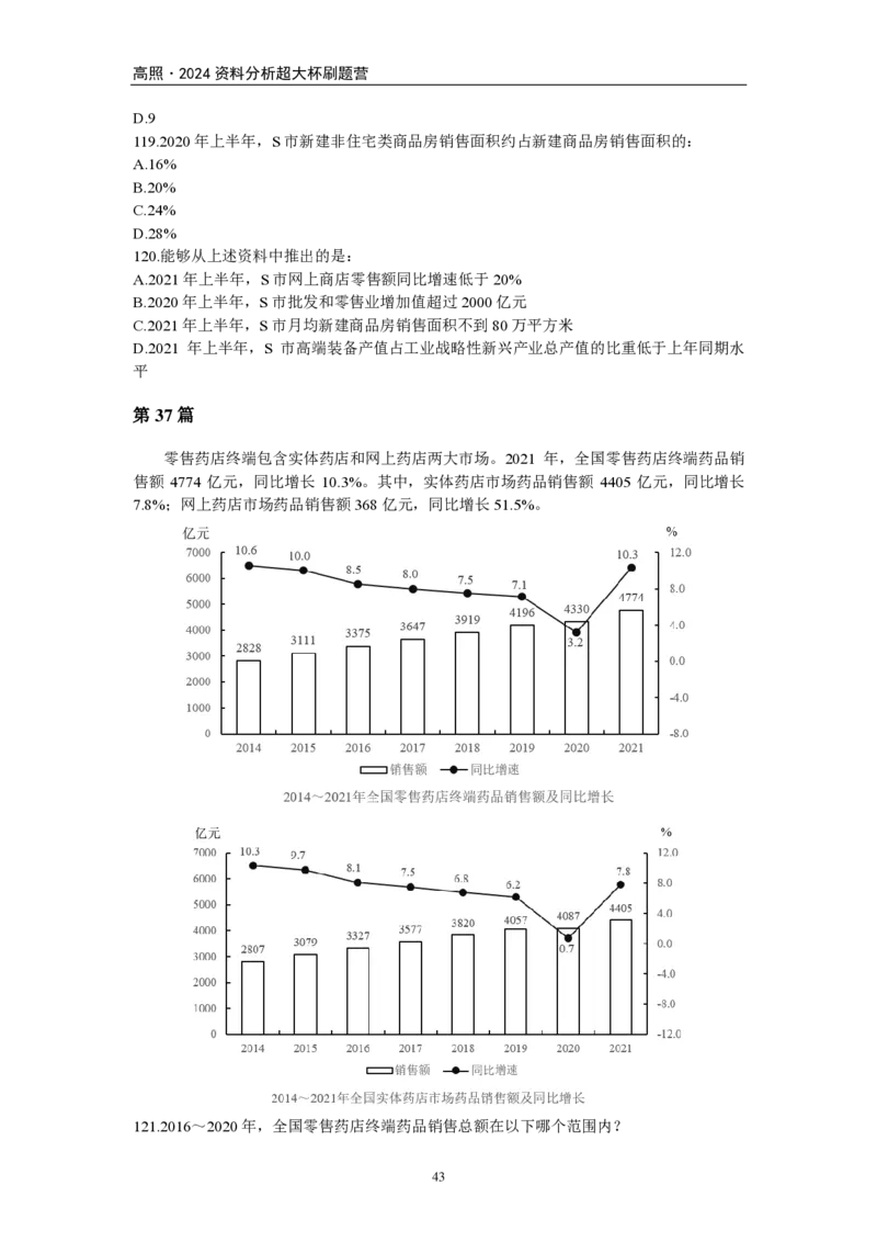 2024超大杯资料刷题营100篇-题本版_2026考公资料_超格合集_数资高照合集_刷题讲义合集高照数量资料刷题讲义_高照资料分析刷题营100篇
