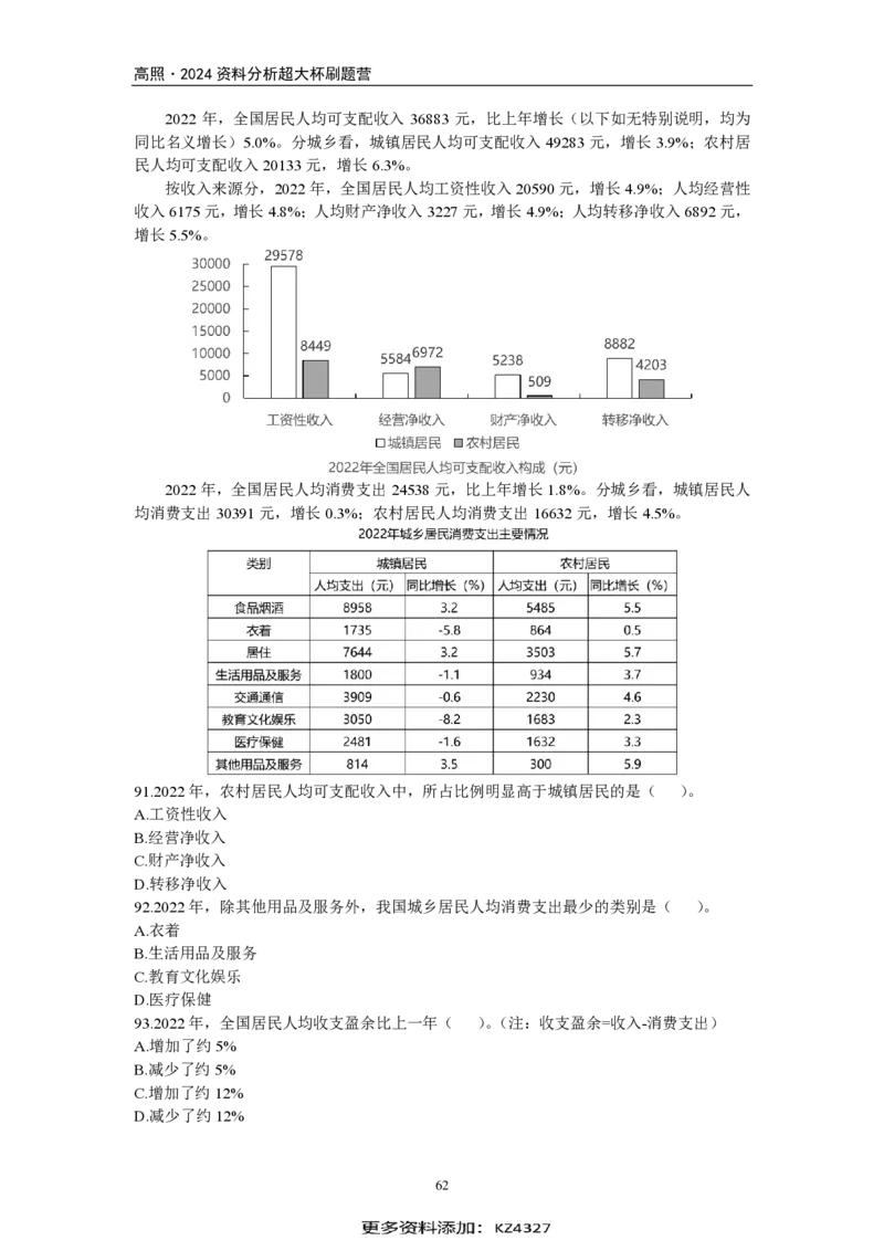 2024超大杯资料刷题营100篇-题本版_2026考公资料_超格合集_数资高照合集_刷题讲义合集高照数量资料刷题讲义_高照资料分析刷题营100篇