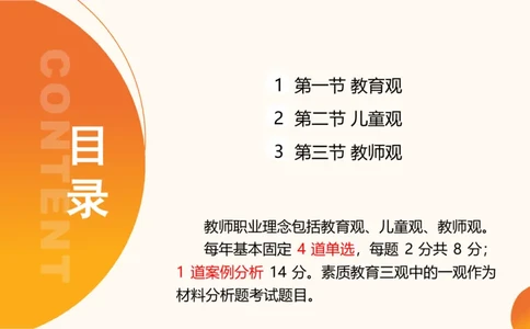 幼综第一章&mdash;&mdash;教育观_教资_CG26上教资笔试幼儿_26上CG幼儿教资笔试（更新中）_0126上幼儿-综合素质（更新中）_01教育观