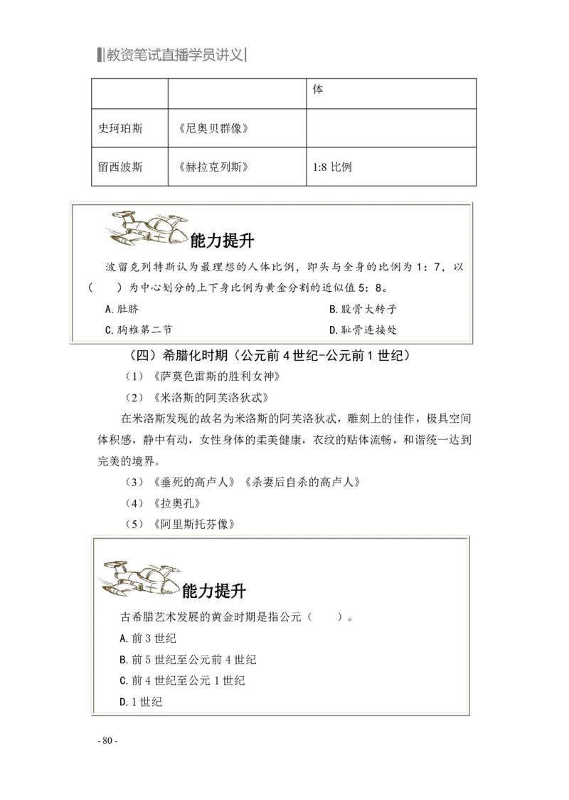 学科知识与教学能力-初中美术讲义321页_教资_33教资笔试历年真题汇总（科一+科二+科三）_科三真题_02初中科三各科电子资料包合集_美术（资料文档）_初中美术