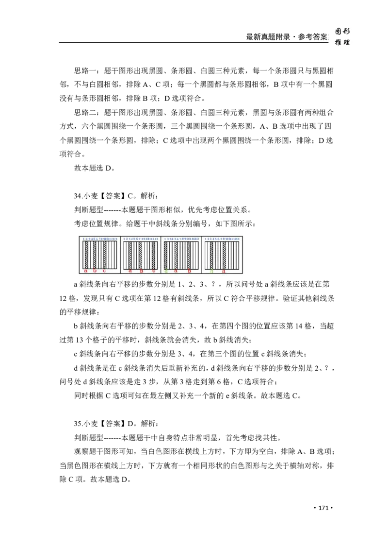 2020小麦图推类比1000题-答案_26吉林考备考资料包_11省考刷题包_09行测6000题
