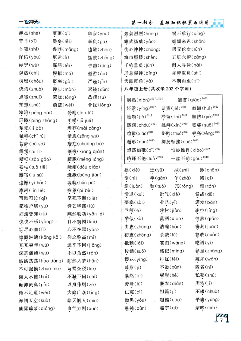 一飞冲天-中考专项精品试题分类-语文_《一飞冲天-中考专项》2026版_一飞冲天-中考专项（2026版）