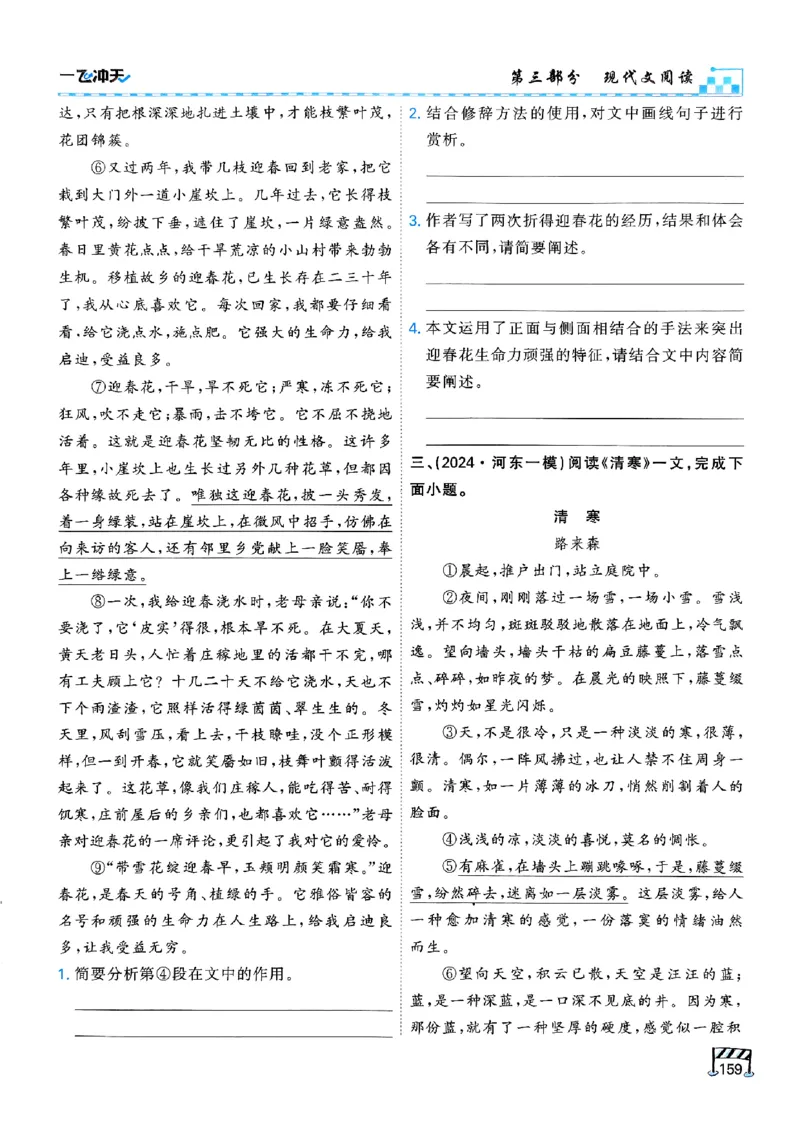 一飞冲天-中考专项精品试题分类-语文_《一飞冲天-中考专项》2026版_一飞冲天-中考专项（2026版）