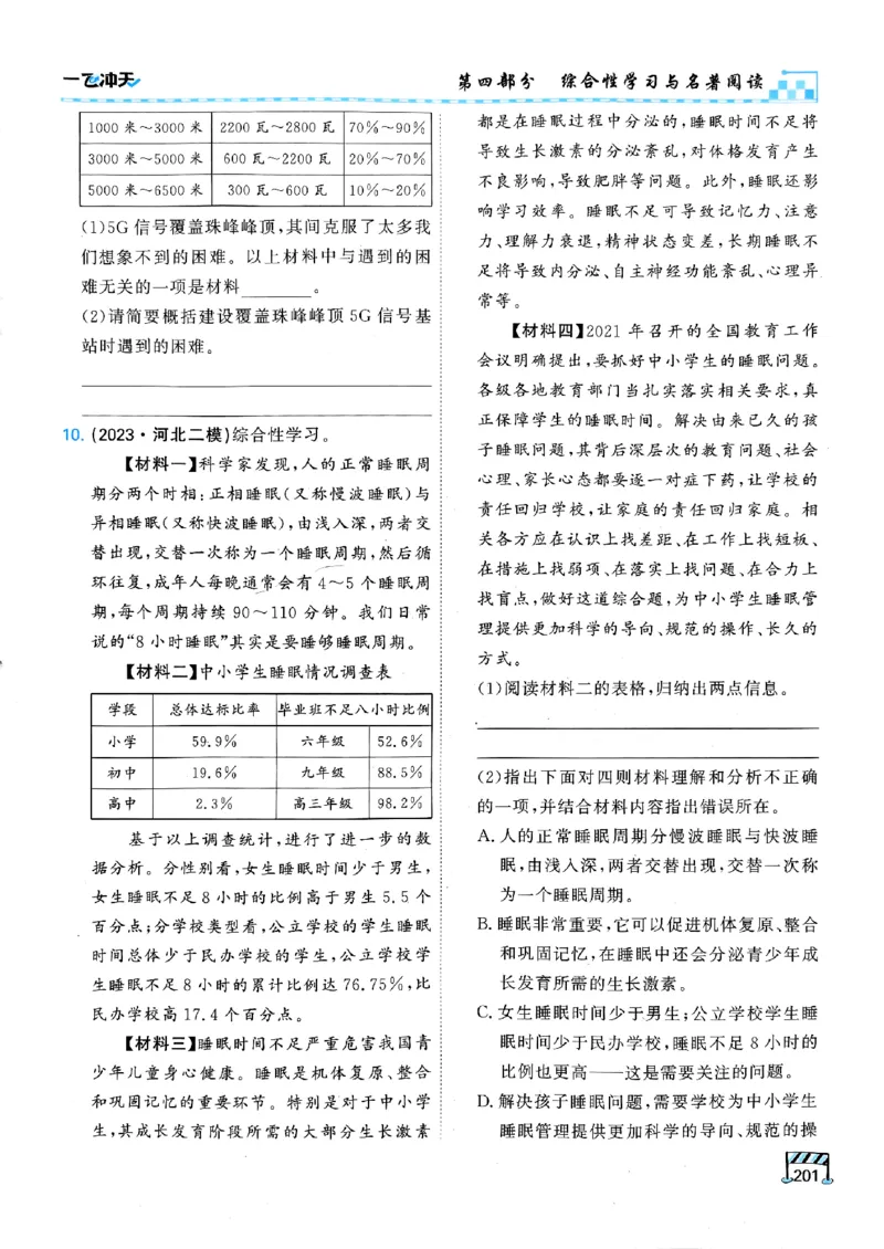 一飞冲天-中考专项精品试题分类-语文_《一飞冲天-中考专项》2026版_一飞冲天-中考专项（2026版）