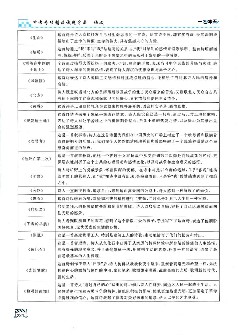 一飞冲天-中考专项精品试题分类-语文_《一飞冲天-中考专项》2026版_一飞冲天-中考专项（2026版）