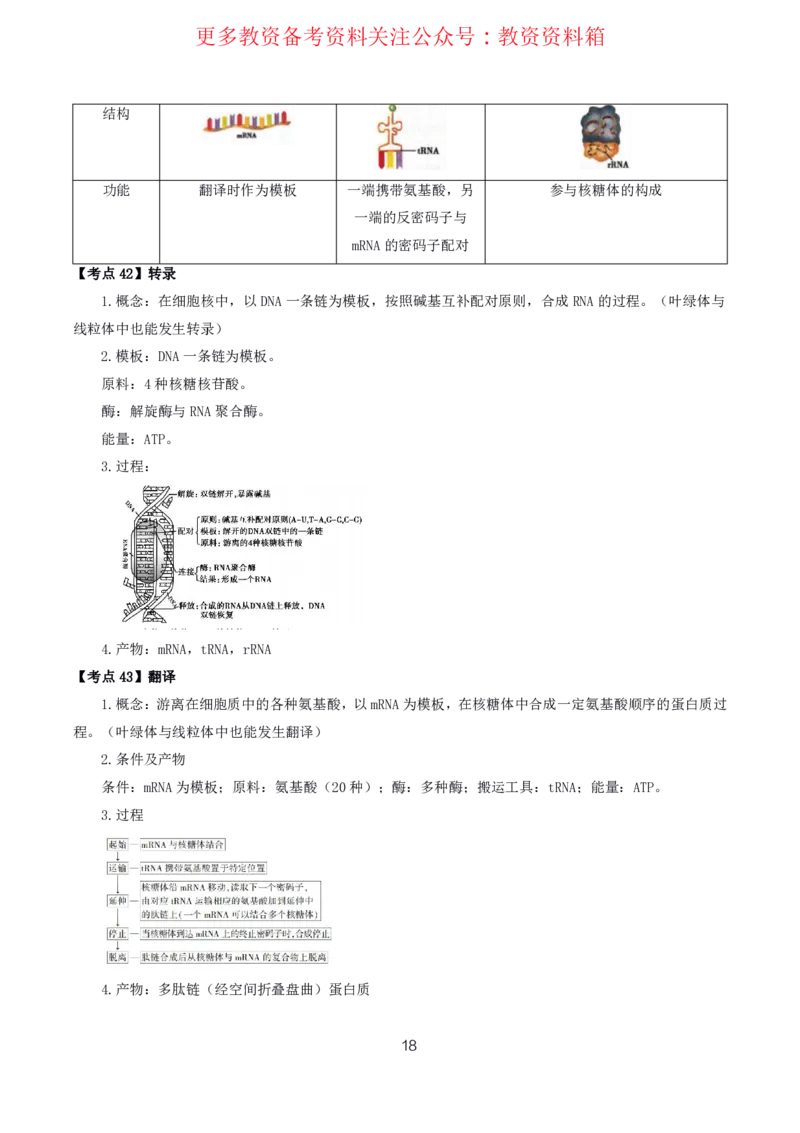 生物高频考点_教资_292026上教资科三高频考点