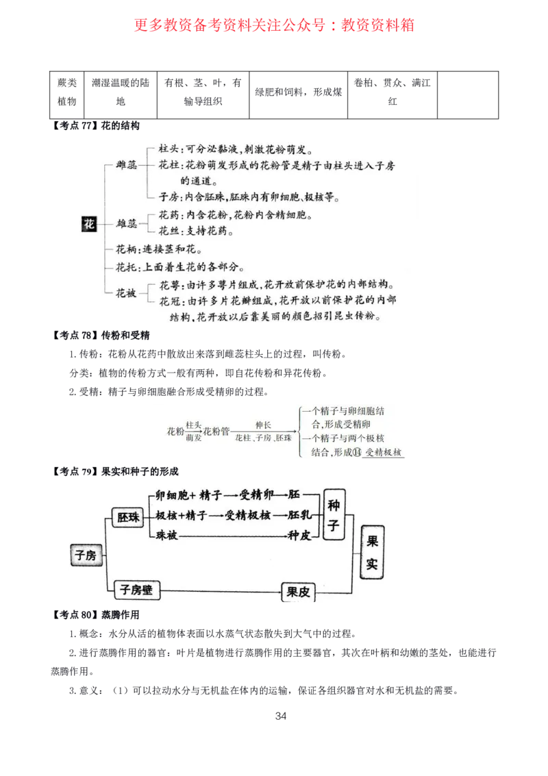 生物高频考点_教资_292026上教资科三高频考点