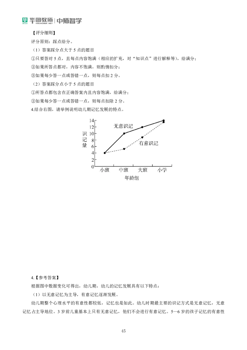 幼儿主观题专项突破(1)公众号神奇喇叭_教资_25下资料合集一_03主观题答题模板和典型例题（科一+科二）