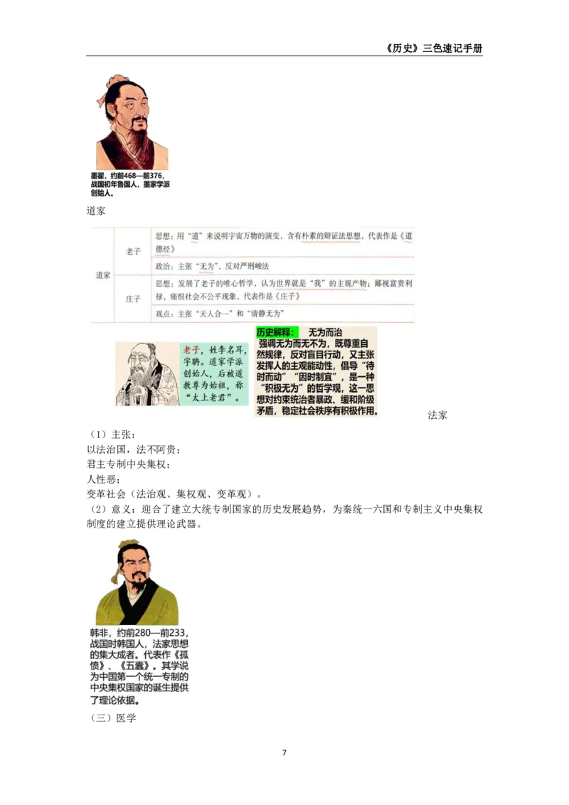 教师资格《（高中）历史》三色速记手册_教资_33教资笔试历年真题汇总（科一+科二+科三）_科三真题_02高中科三各科电子资料包合集_历史（资料文档）_高中历史