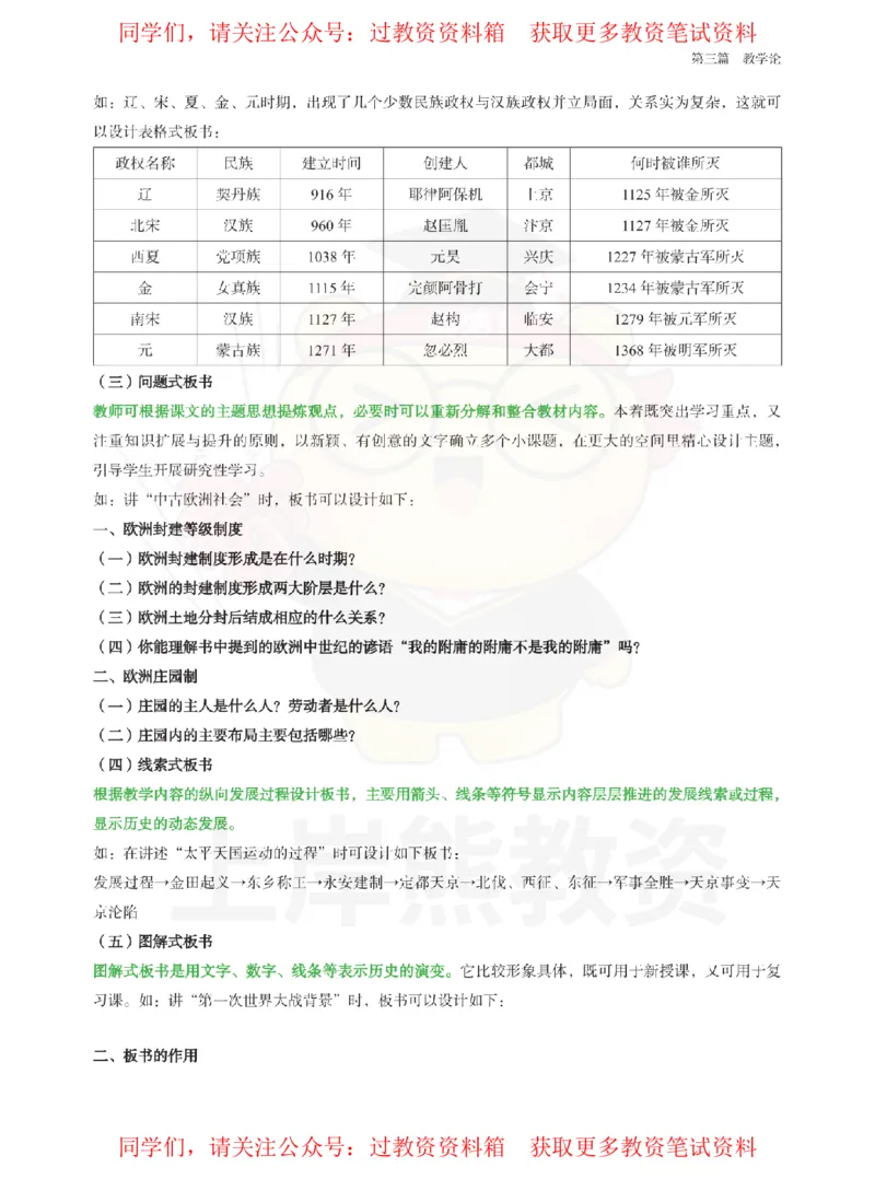 高中历史-教学设计_教资_初高中2026教资_26上资料（持续更新）_高中科三_高中科目三资料包合集②_高中历史