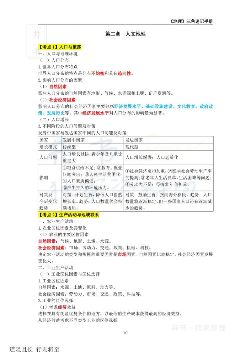 高中地理王炸秘籍2_教资_初高中2026教资_25下教师资格证_科三高中各科资料汇总_井书&middot;独家资料包高中各科资料汇总_井书&middot;独家资料包（高中）地理