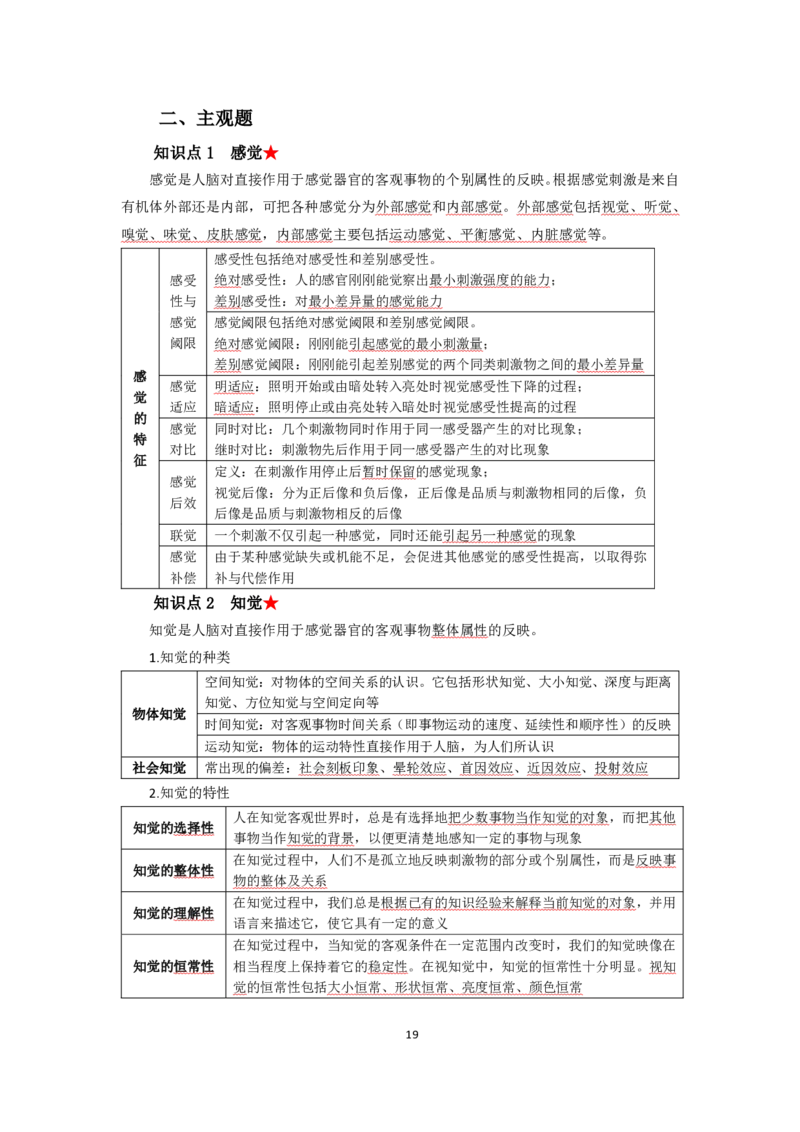 小学教育教学知识与能力考前必备知识清单&middot;小学_教资_教资笔试高频考点清单（科一+科二）