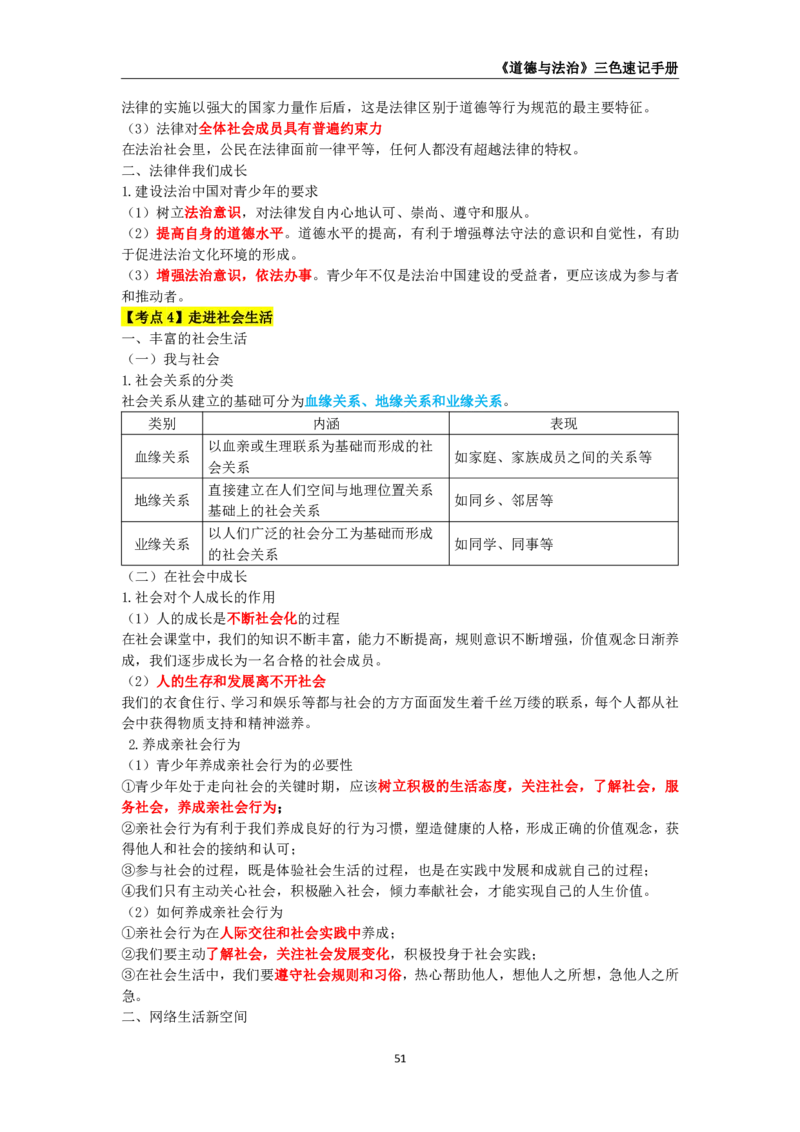 教师资格《（初中）道德与法治》三色速记手册_教资_33教资笔试历年真题汇总（科一+科二+科三）_科三真题_02初中科三各科电子资料包合集_政治（资料文档）