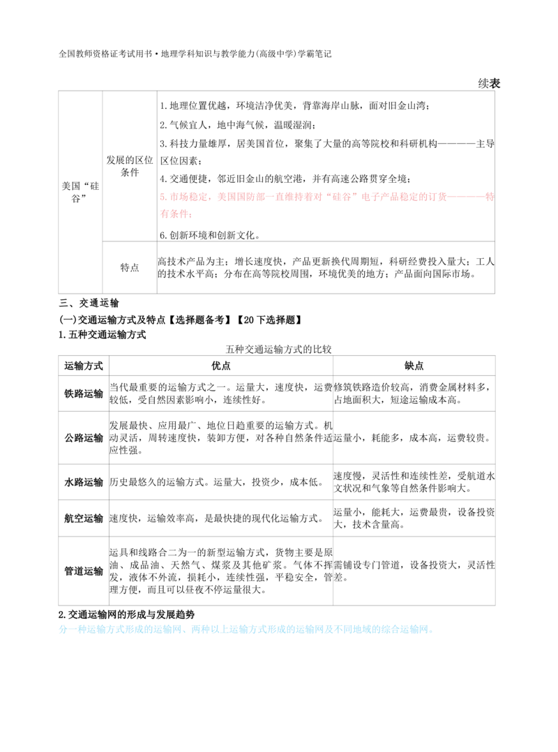 高中地理-学霸笔记119页(1)_教资_初高中2026教资_26上资料（持续更新）_高中科三_高中科目三资料包合集②_高中地理