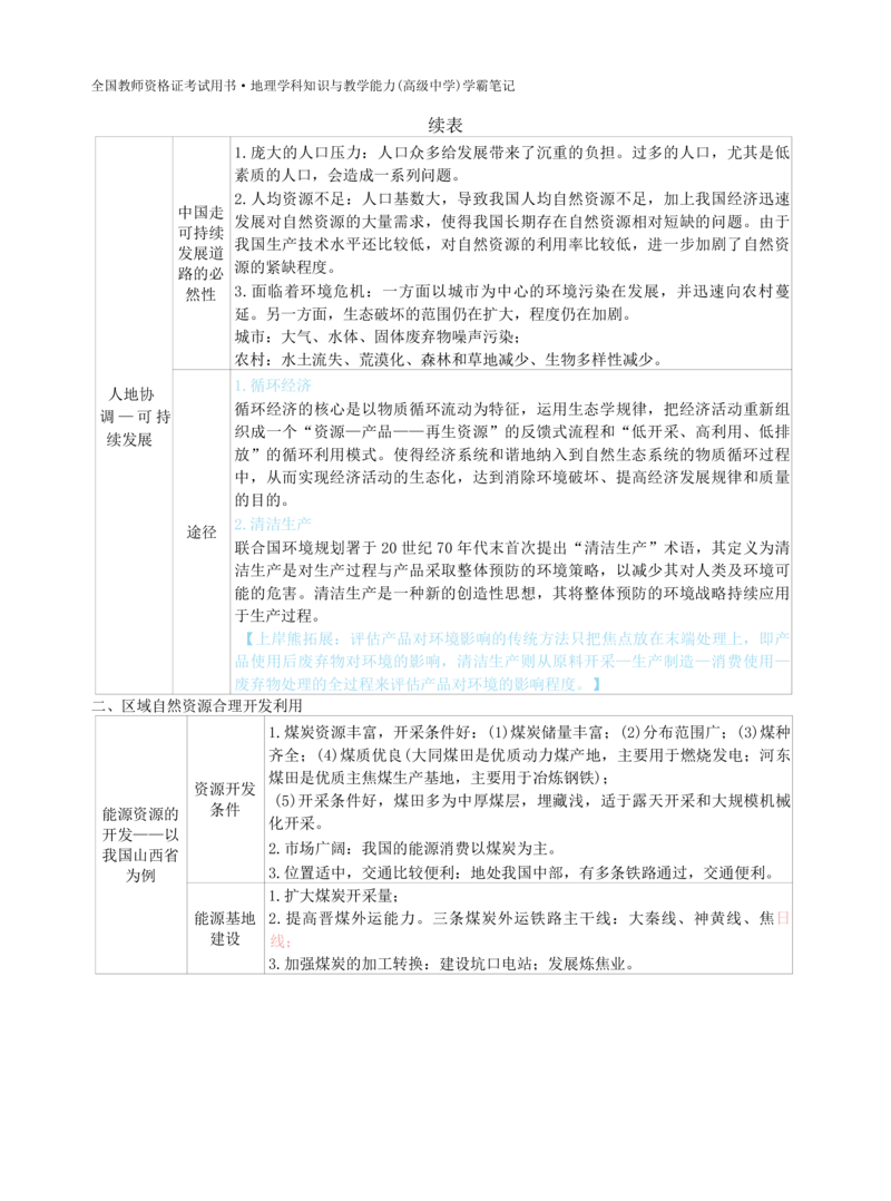 高中地理-学霸笔记119页(1)_教资_初高中2026教资_26上资料（持续更新）_高中科三_高中科目三资料包合集②_高中地理