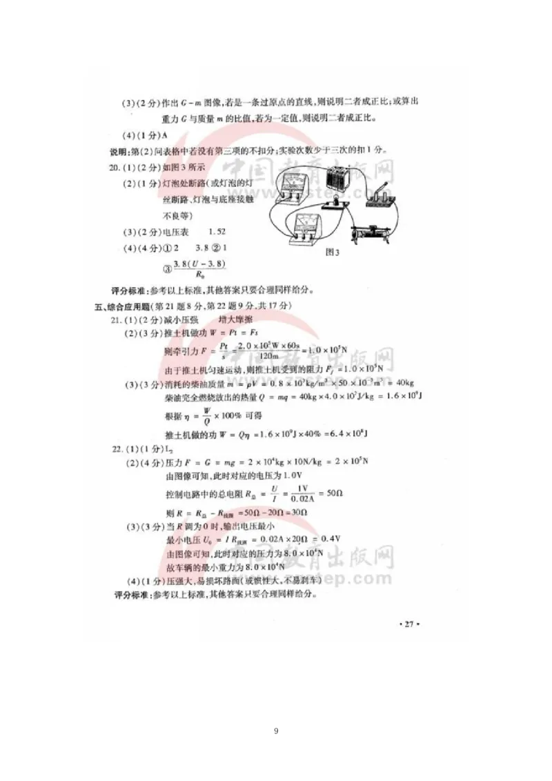 2013年河南省中考物理试卷及答案_中考真题_4.物理中考真题2015-2024年_地区卷_河南中考物理08-22（河南省统一试卷）