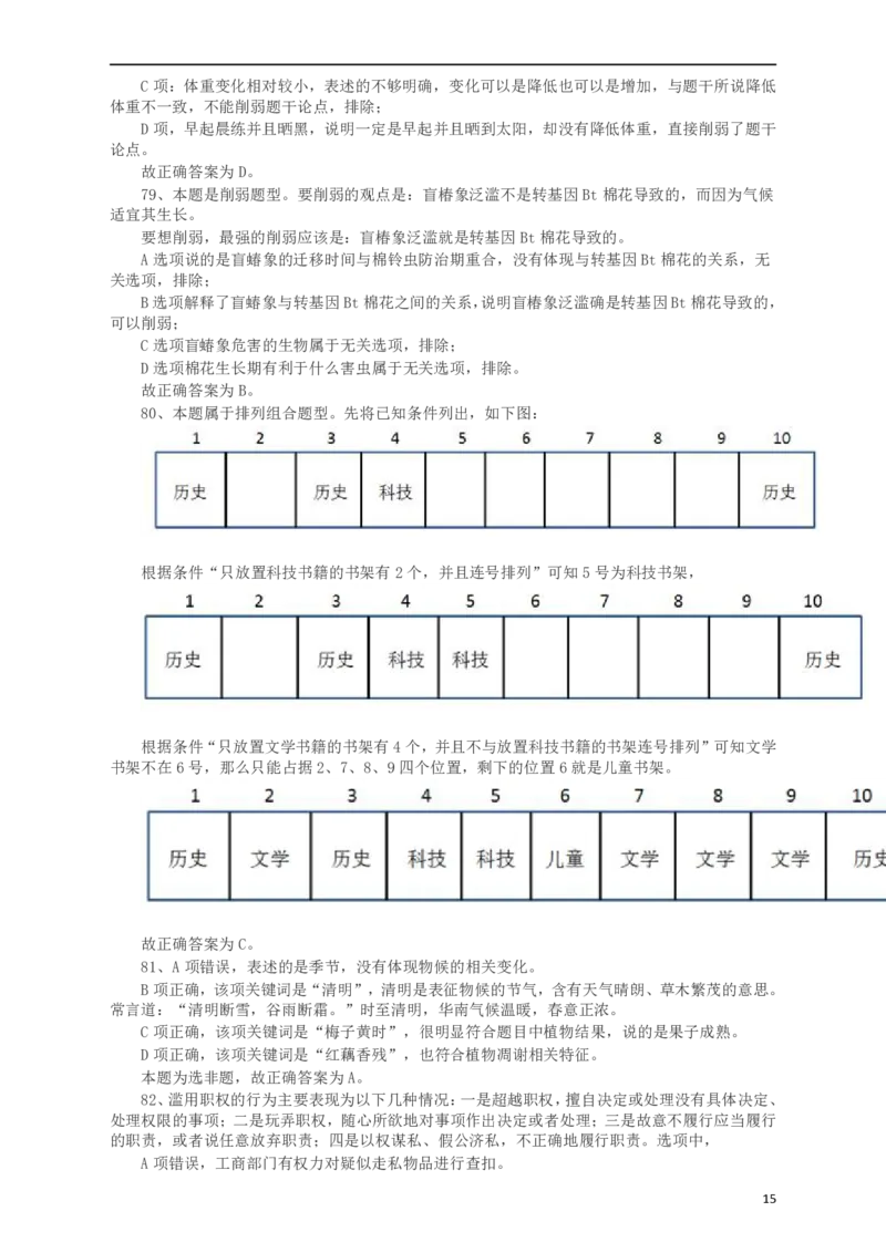 2015年河南公务员考试《行测》真题答案及解析(1)_26河南省考备考资料包_01河南公务员考试真题07-25_河南公务员考试真题&mdash;&mdash;行测09-25pdf版_答案及解析