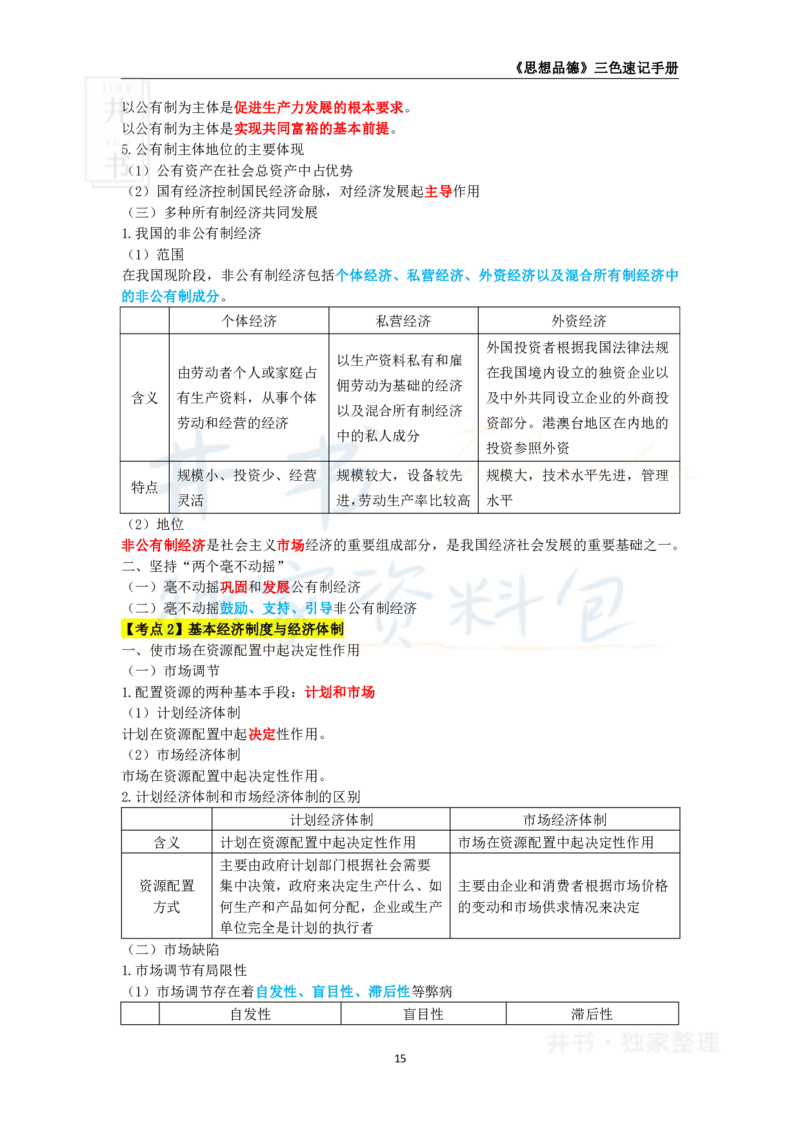 高中政治王炸秘籍3(2)_教资_初高中2026教资_25下教师资格证_科三高中各科资料汇总_井书&middot;独家资料包高中各科资料汇总_井书&middot;独家资料包（高中）思想品德