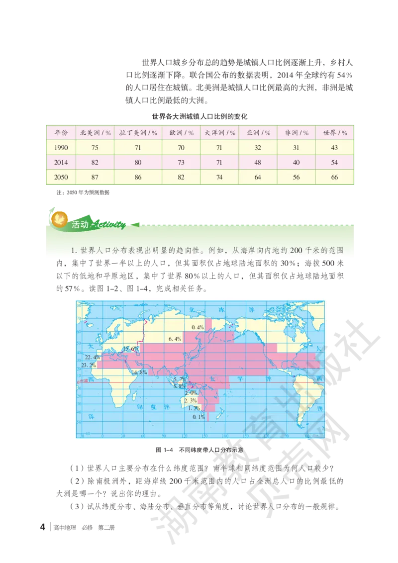 2019新湘教版高中地理必修2_4-教培资料-26年最新资料-同步更新_初中高中教资_03科三专项（进去保存报考的学科即可）_02科三专项（笔记真题思维导图教学设计版本二）