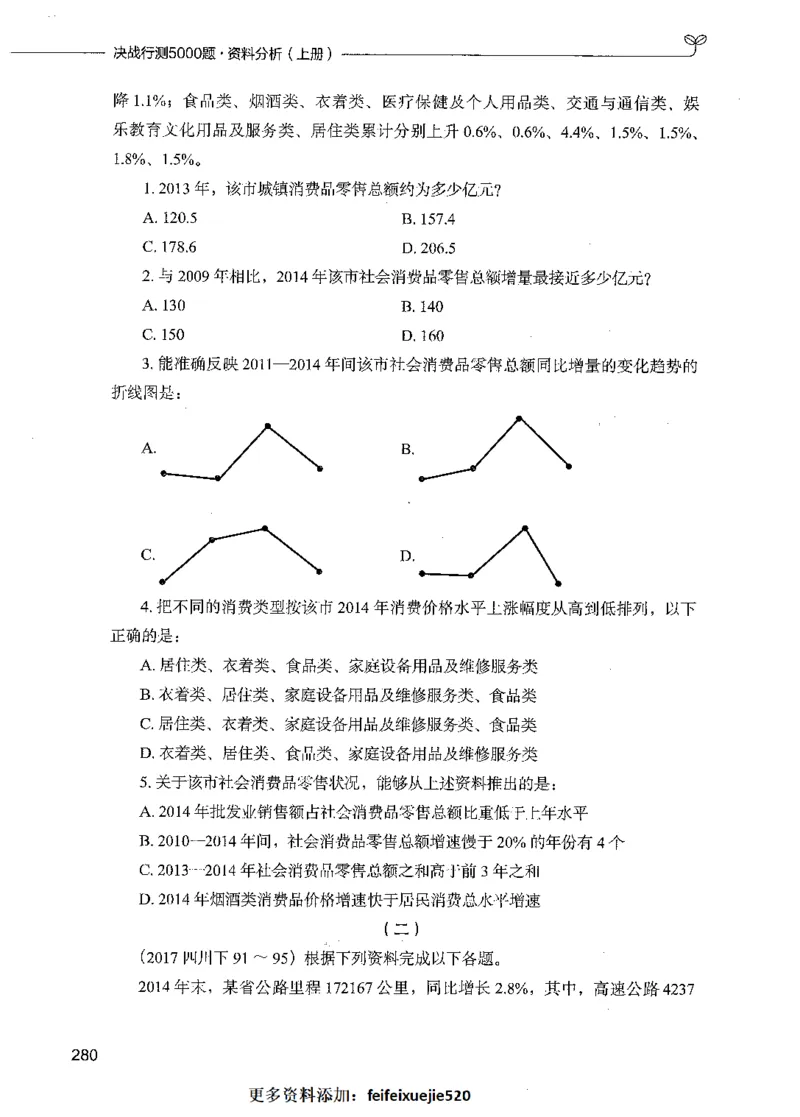 09资料分析（题本）_26吉林考备考资料包_11省考刷题包_04决战行测5000题_行测5000题2021年7月版次