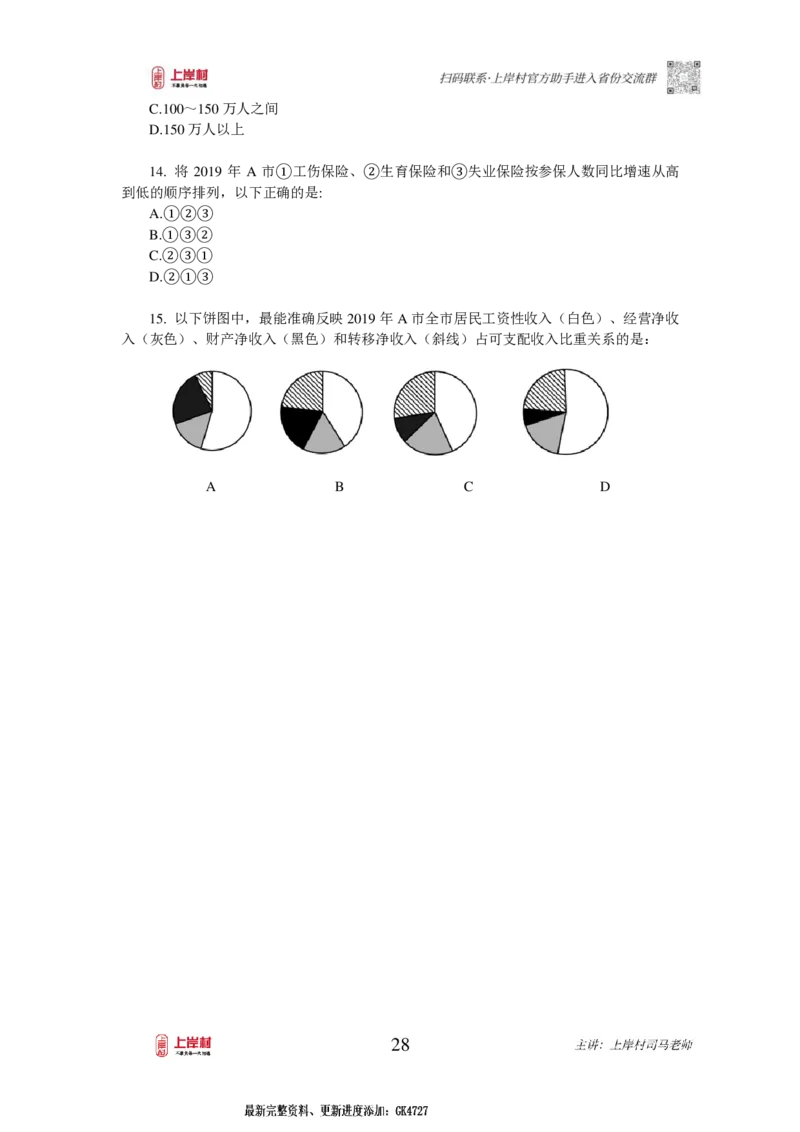 2025国省考资料分析提升讲义_2026考公资料_（28）上岸村合集（司马、章晓铭、王永恒、天晓、忠政、丁旭等）_2025合集_2司马合集_行测2025年上岸村司马行测满分提升课_讲义