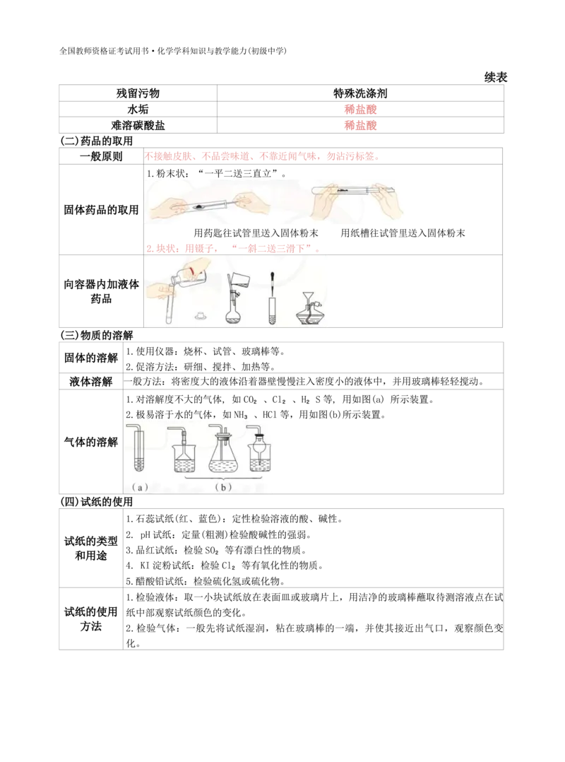 初中化学-学霸笔记111页_教资_初高中2026教资_26上资料（持续更新）_初中科三_初中科目三资料合集①_初中化学